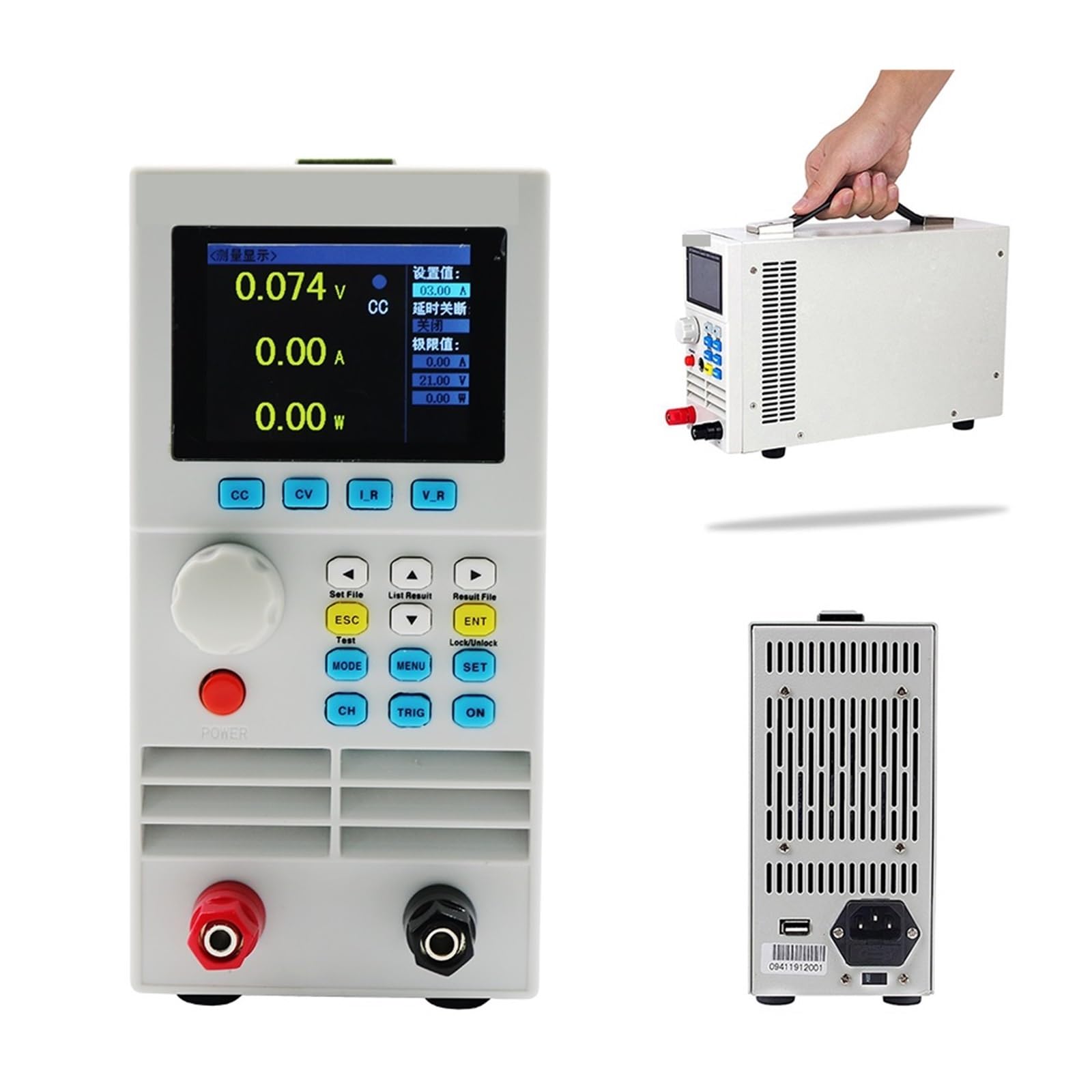 Carico Elettronico ET5420A+ ET5410A+ Carico elettrico 150V 40A/15A 400W Misuratore di batteria elettronico professionale programmabile digitale DC(ET5410APlus)