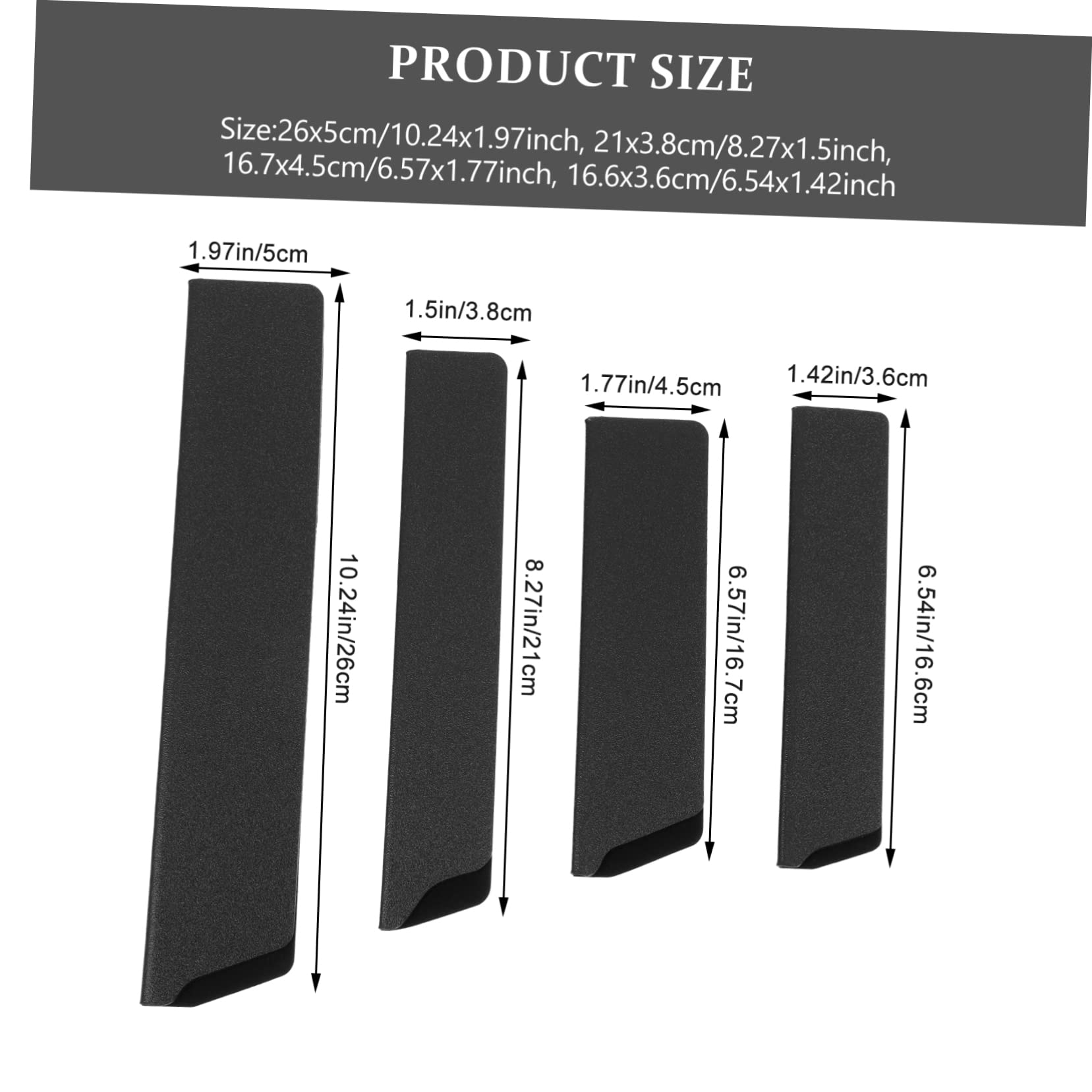 BEBEMOKO 1set Cutter Protectors Portable Kitchen Knife Protective Sleeves for Storage and Lightweight Cutter Supplies 4pcs