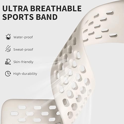 Miniatura 2 de Bandas de repuesto compatibles con Fitbit Charge 5Charge 6 para mujeres y hombres, pulseras deportivas suaves, transpirables, impermeables y