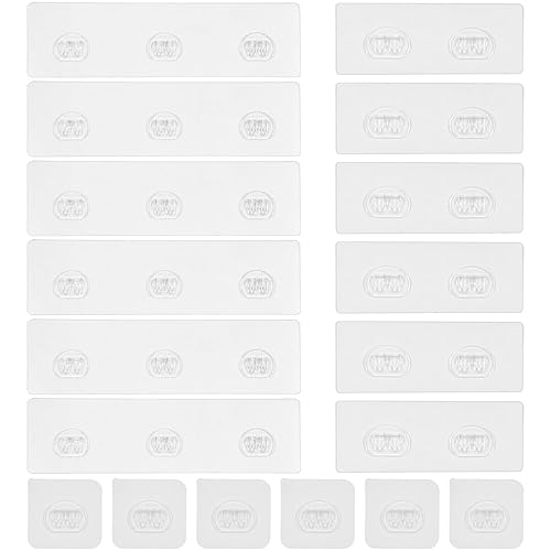 18 Pack Shower Caddy Adhesive Replacement, Shower Shelf Strong Adhesive