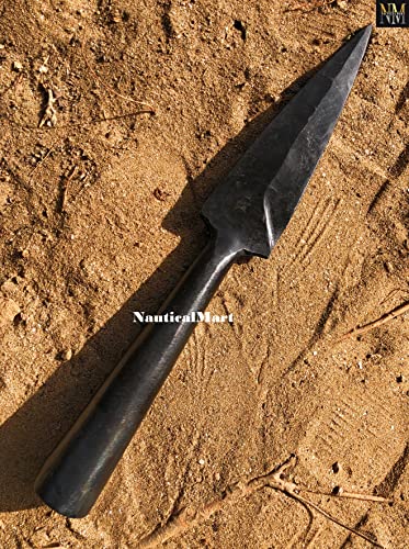 image for NauticalMart Hand-Forged Viking Saga Iron Spear Point Viking Accessori