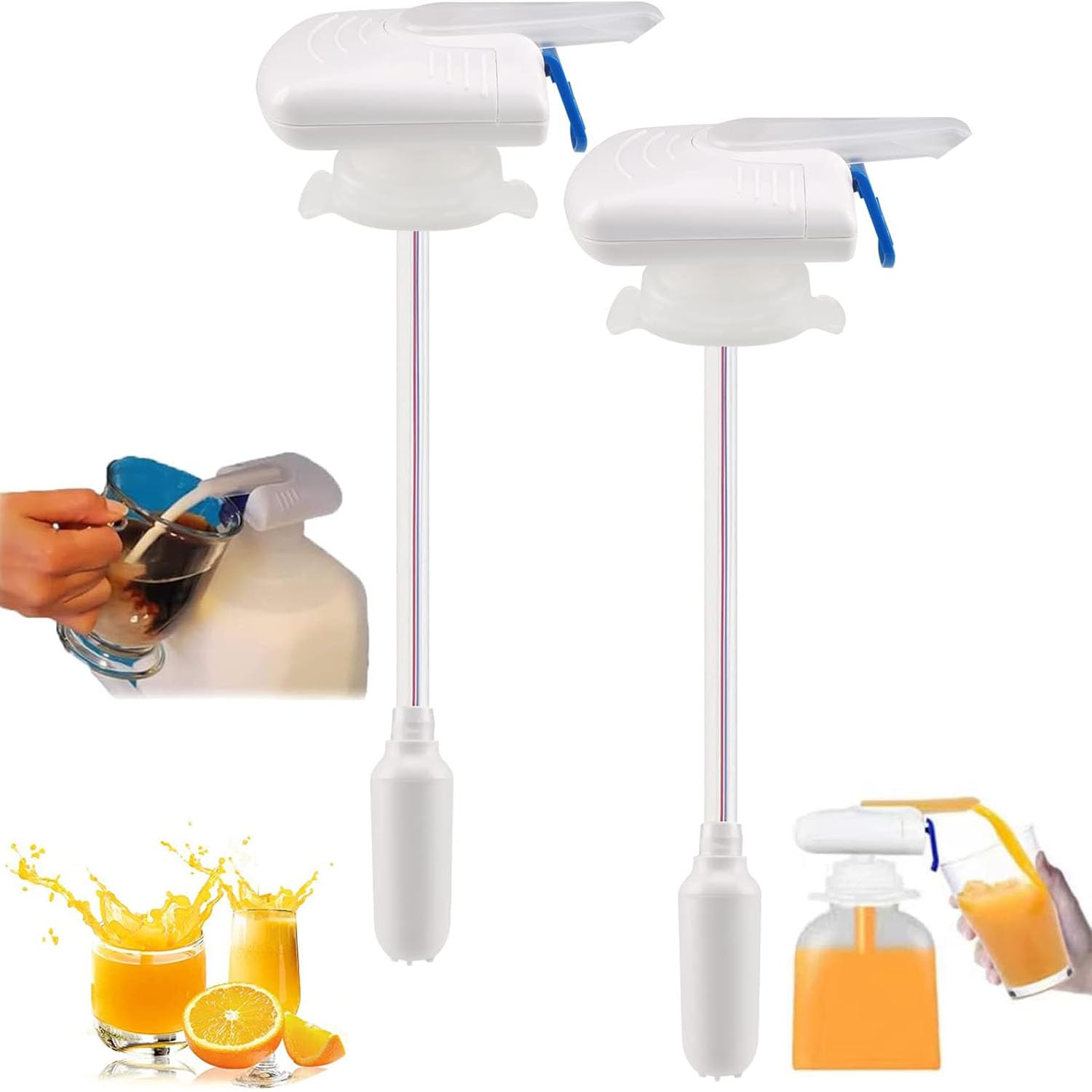 Photo 1 of 2 Pack Automatic Drink Dispenser,Milk Dispenser for Fridge Gallon, Milk Gallon Dispenser, Can Prevent Milk Juice Beer Spill Proof, Suitable for Outdoor and Home Kitchens