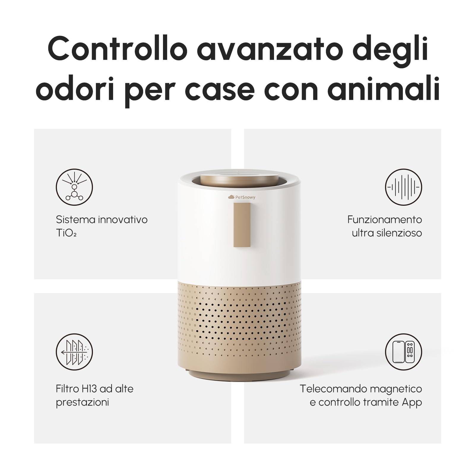 PetSnowy Purificatore d'aria