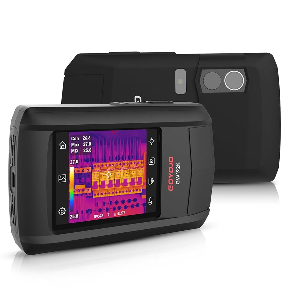 Amazon.co.jp: GOYOJO サーモグラフィカメラ 解像度 192x192 熱