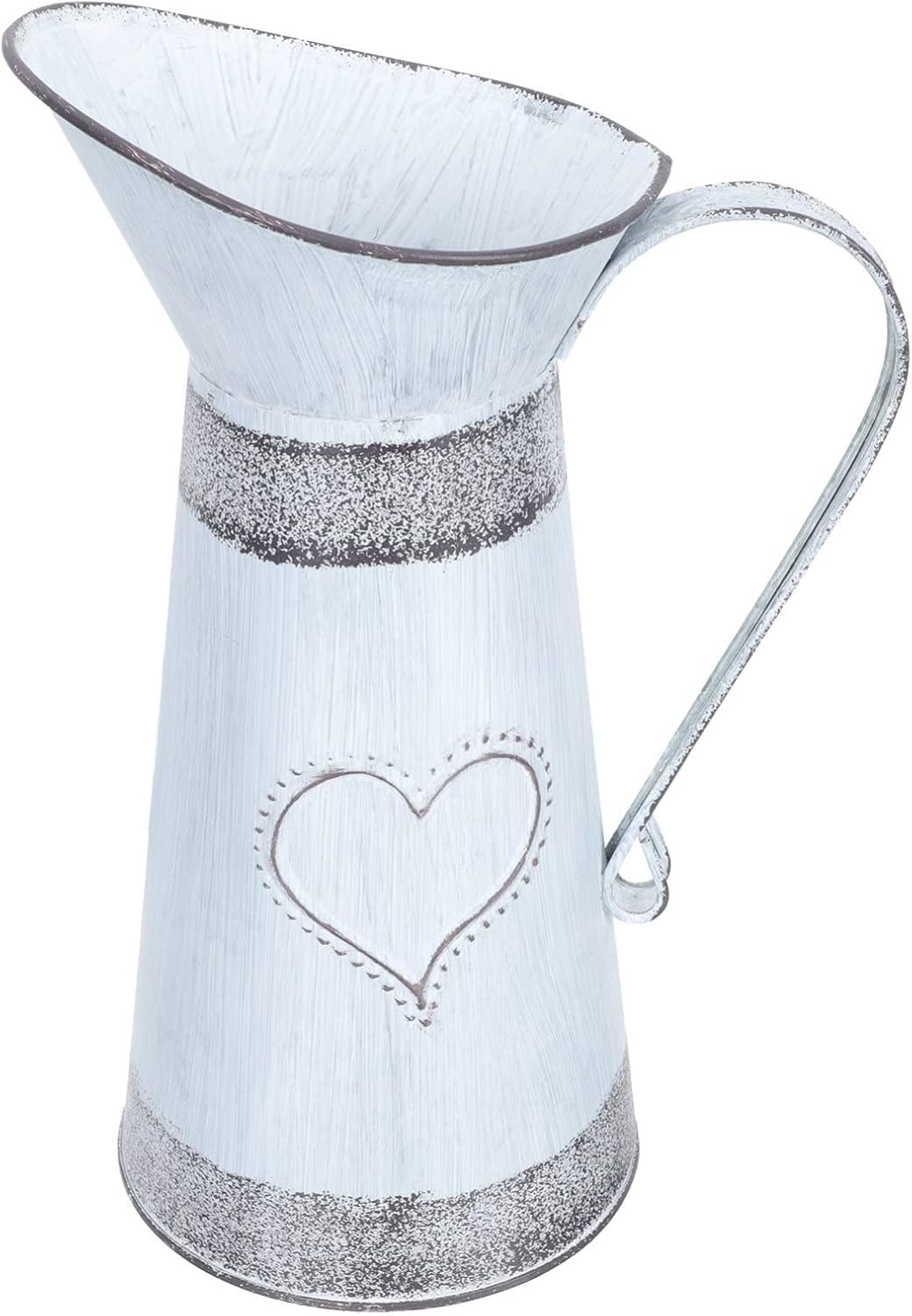 Hemoton 電流を流した花の花瓶ミルク水差しの花瓶素朴なヴィンテージウォーターピッチャーjar原始国農家の装飾