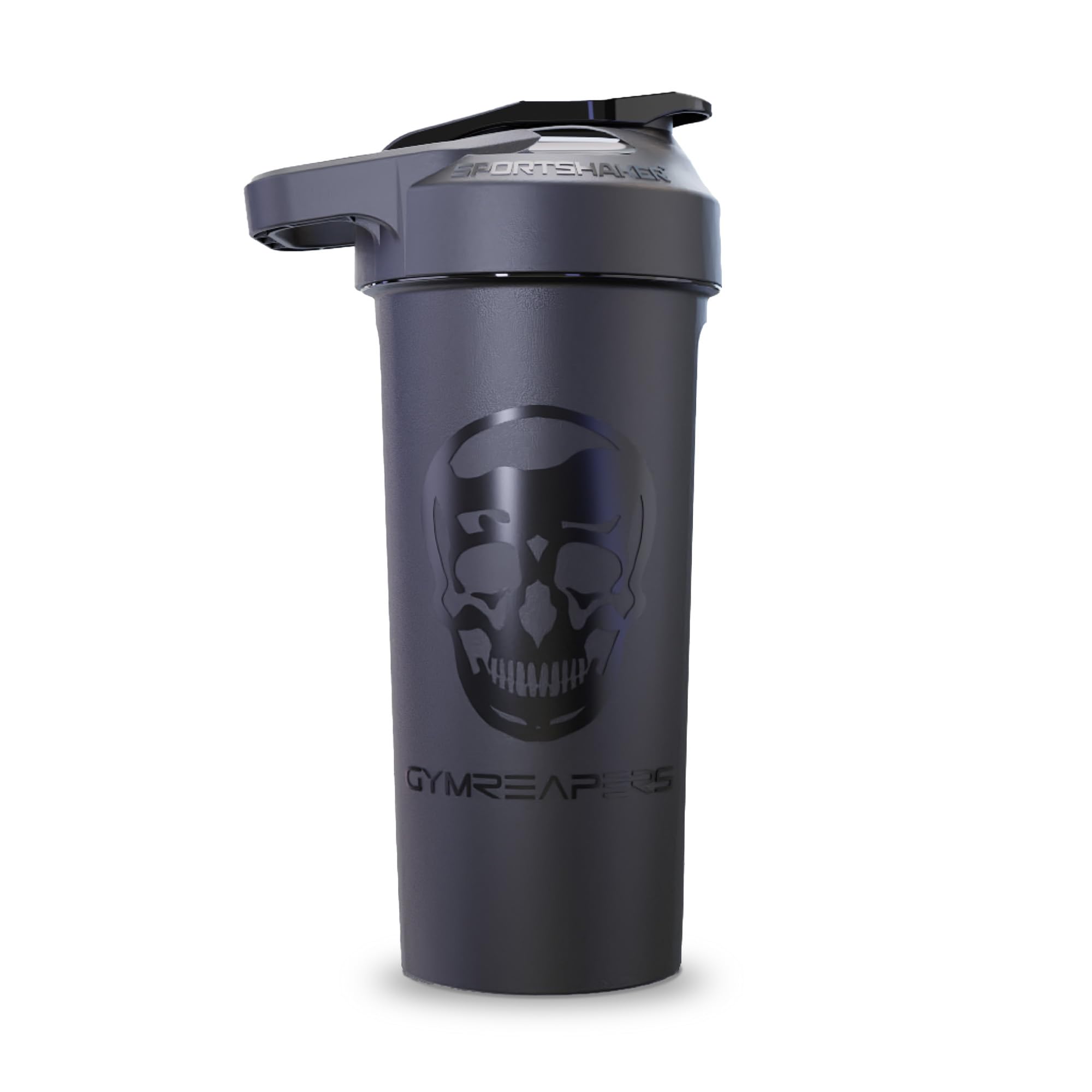 Gymreapers 27oz Shaker Bottle, BPA-Free Protein Shaker Cup with Leak-Proof Screw Cap, Dishwasher Safe Pre Workout Water Bottle for Gym, Supplements, Smoothies