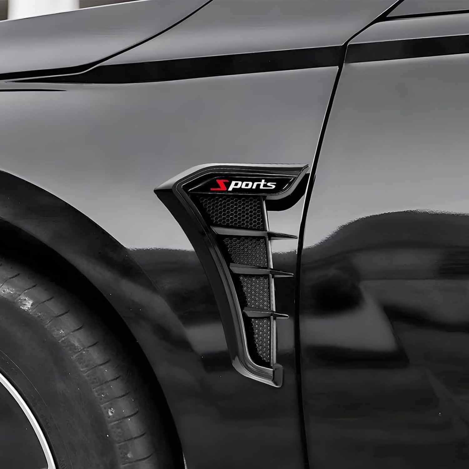 2 Pezzi Spoiler Canard Paraurti Anteriore per Fiat Tipo Kombi 358 I 2016-2020, Protezione Paraurti Splitter Winglets Fibra di Carbonio Spoiler Veicolo