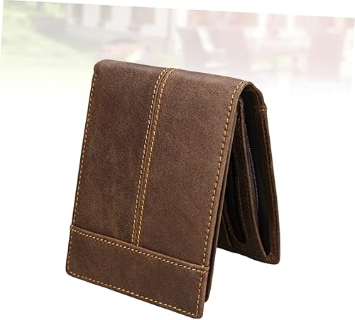 Miniatura 7 de VALICLUD 2 uds hombre monedero para hombre monedero moderno monedero delgado carteras para hombres hombres billetera plegable masculino titular,