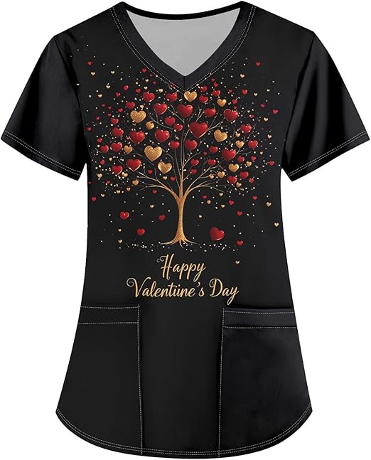 Zewuai Summer Tops for Women Trendy Scoop Neck Puff Sleeve