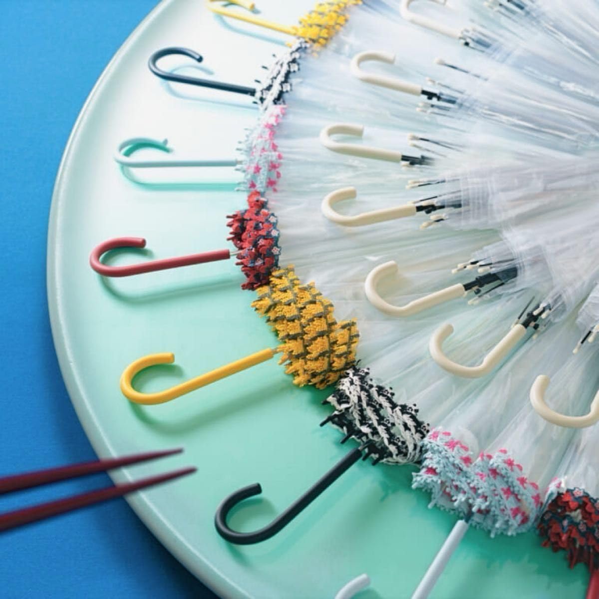 Amazon.co.jp: 、近沢レース、ハッピーレースアンブレラ、ブルー