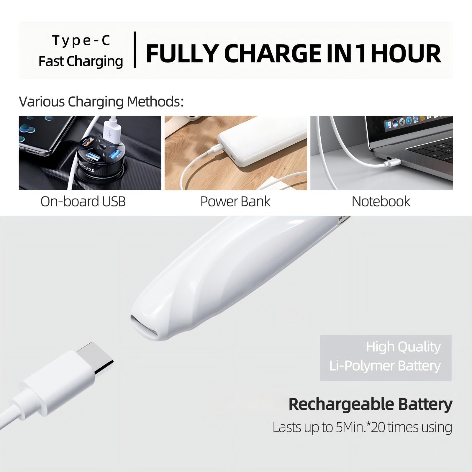 Heated Eyelash Curler, S600 Heated Lash Curler, rechargeable, chauffage rapide et durable pendant 24 heures pour maquillage naturel (Chalk White/Silver, S600-148MM)