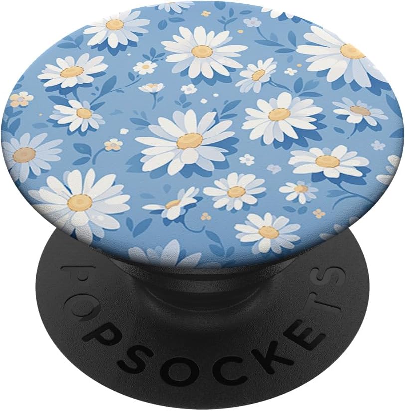 Daisyflower Daisy Flowers Beautiful daisyflowers Pattern PopSockets PopGrip for MagSafe