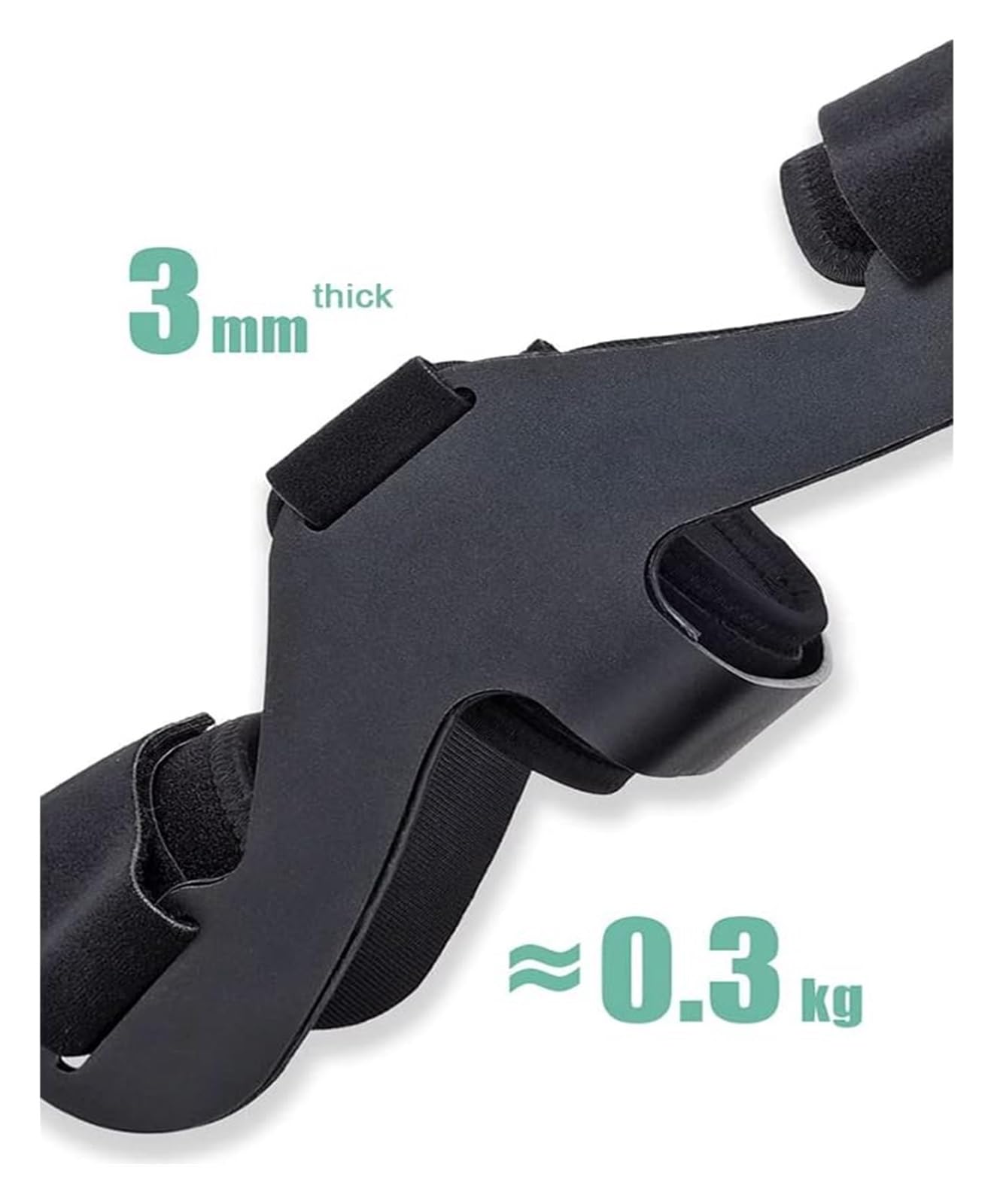 Rodillera para hiperextensión, soporte ligero y ajustable para estabilidad y corrección de hiperextensión, cómodo inmovilizador