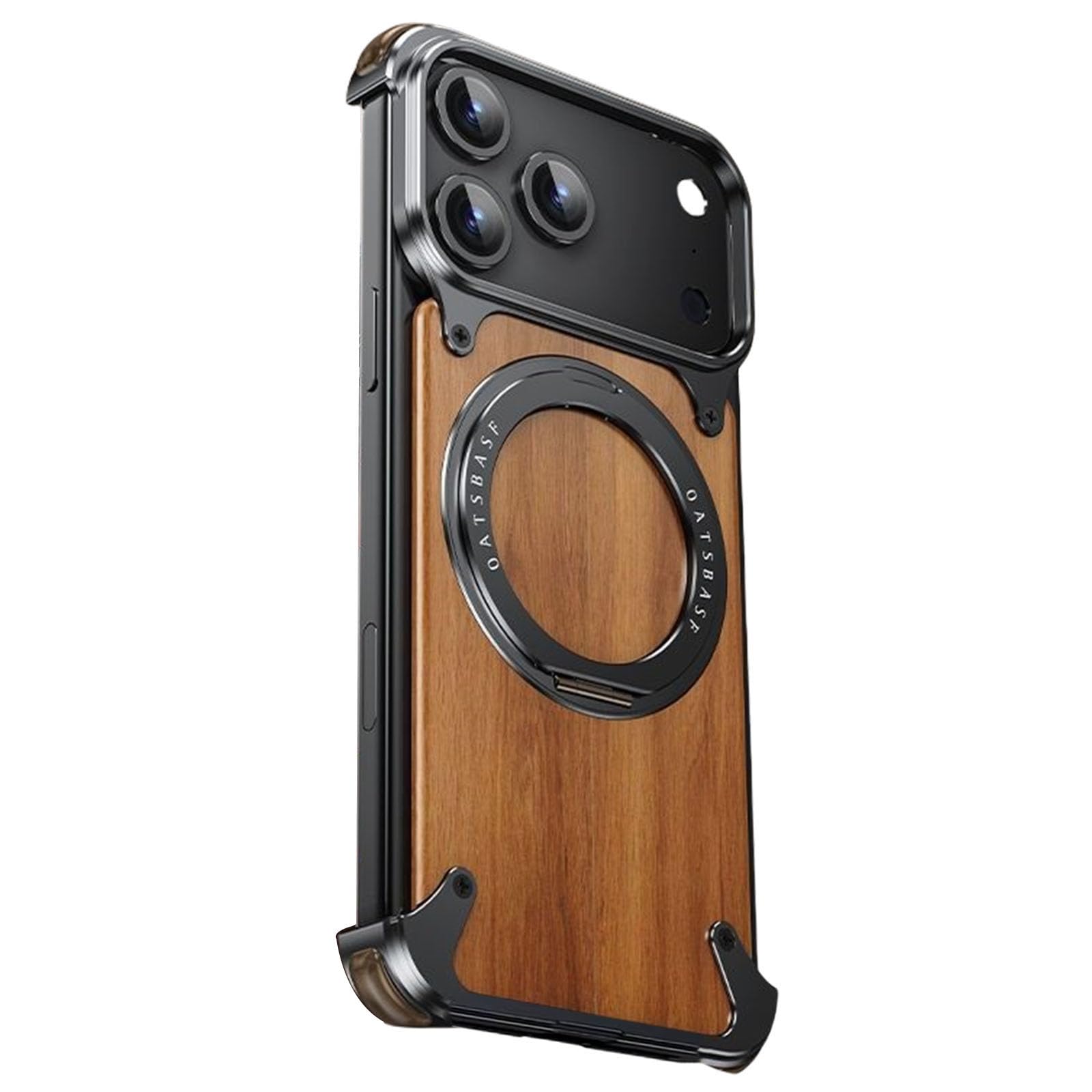 Coque bois iPhone 17 Pro fine sans cadre pour éviter les rayures - 8