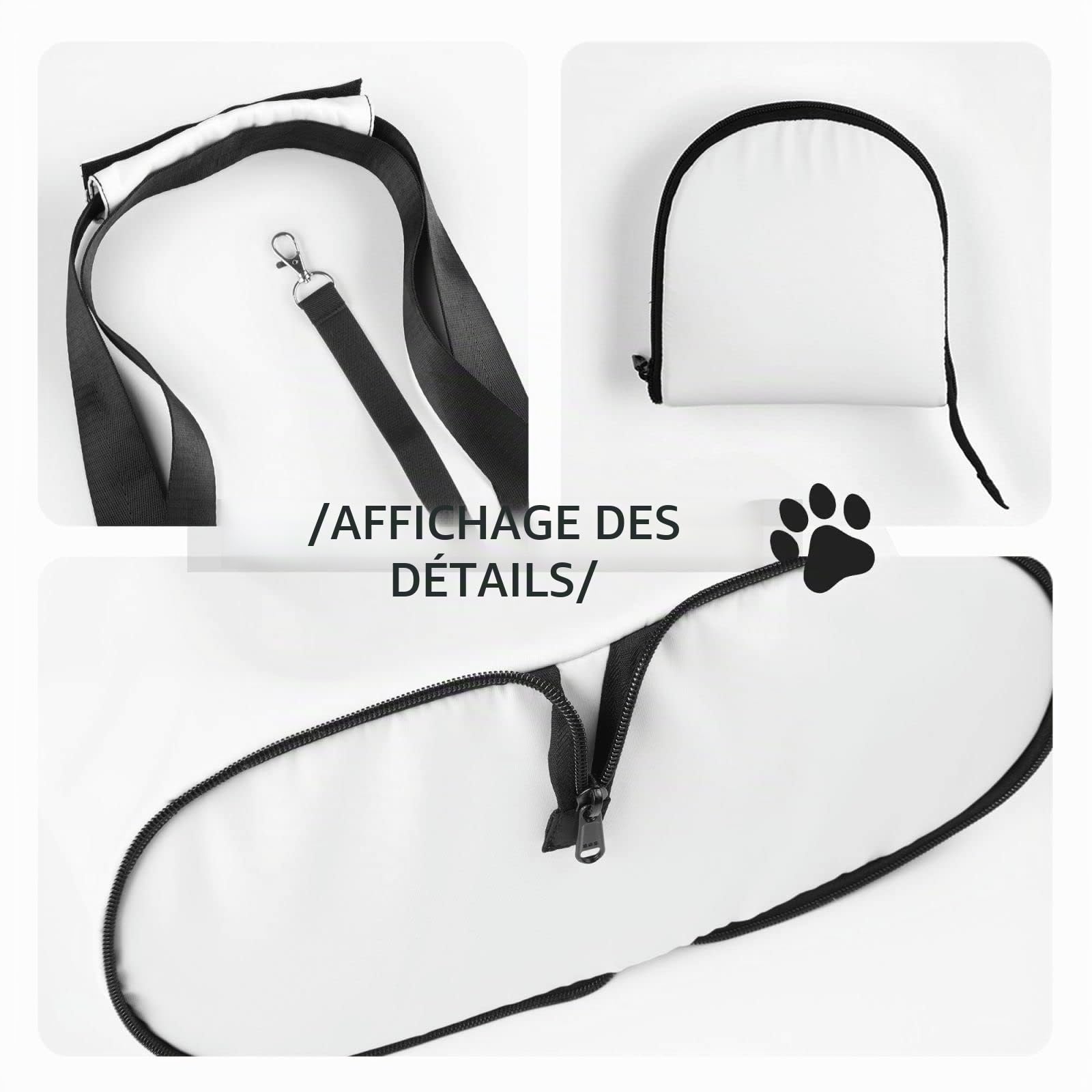 Sac à bandoulière portable pour petit chat et chien, sac fourre-tout de voyage pliable pour animal de compagnie, sac de transport pour chiot à transporter dans les avions, les bus, le métro