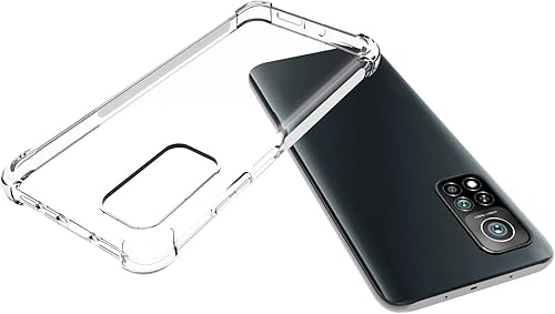 Miniatura 3 de Funda para Xiaomi Mi 10T 5G y 10T Pro 5G y K30 Funda Transparente TPU Cuatro Esquinas Funda Protectora Transparente Suave