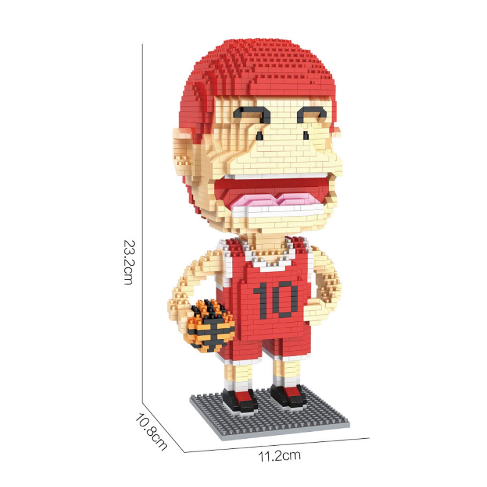 Amazon.co.jp: ビルディングブロックセットスラムダンク桜木花道流川楓