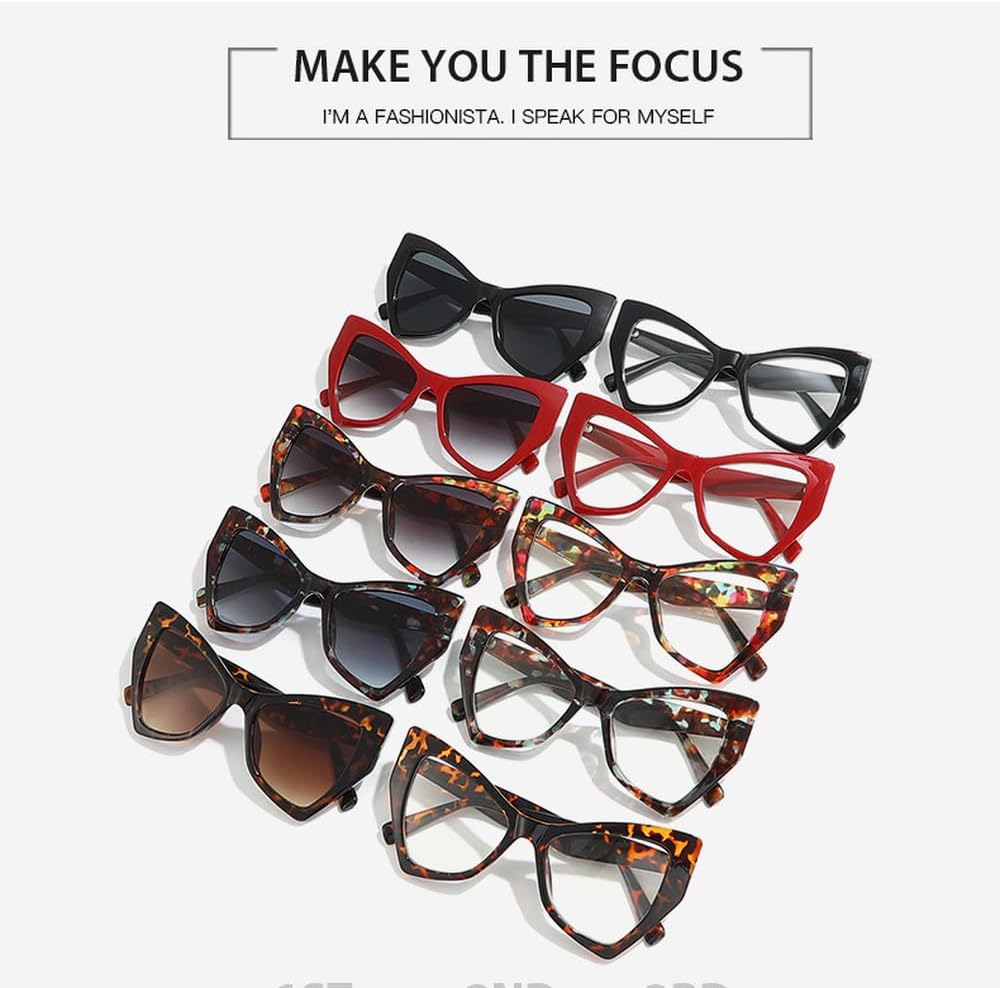 Cat's Eye Sunglasses Men And Women Retro Luxury Fashion Sun Glasses Outdoors Travel Shades UV400