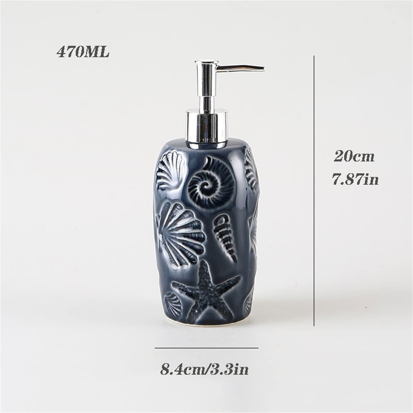 Personalizowany tłoczony dozownik prysznicowy, dozownik mydła o pojemności 470 ml, zestaw do mycia naczyń, kubek do płukania ust oraz cztery butelki balsamu do domu i łazienki.