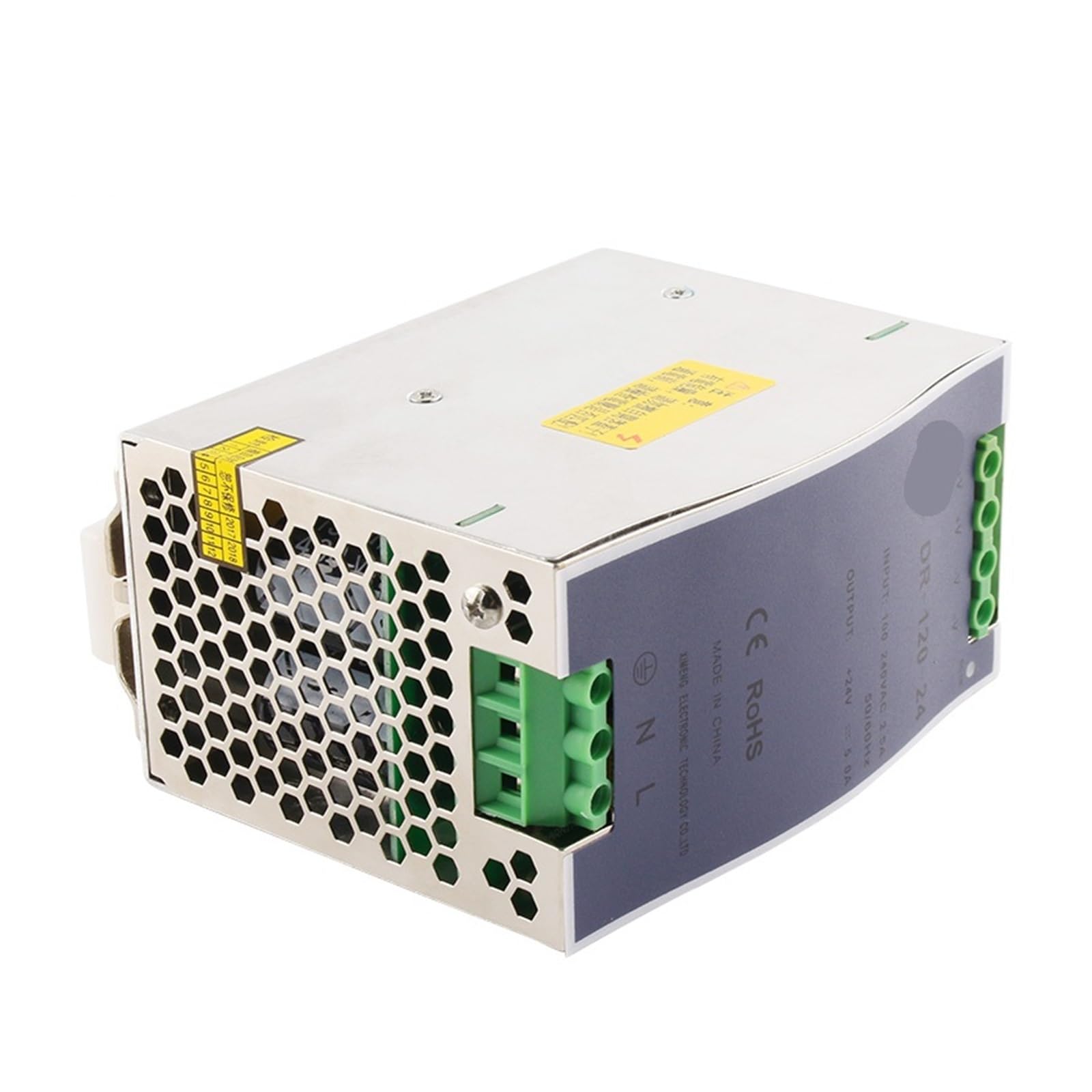 Alimentation découpage DR-120-24 boitier rail DIN convertisseur CA CC tension 24V 5A