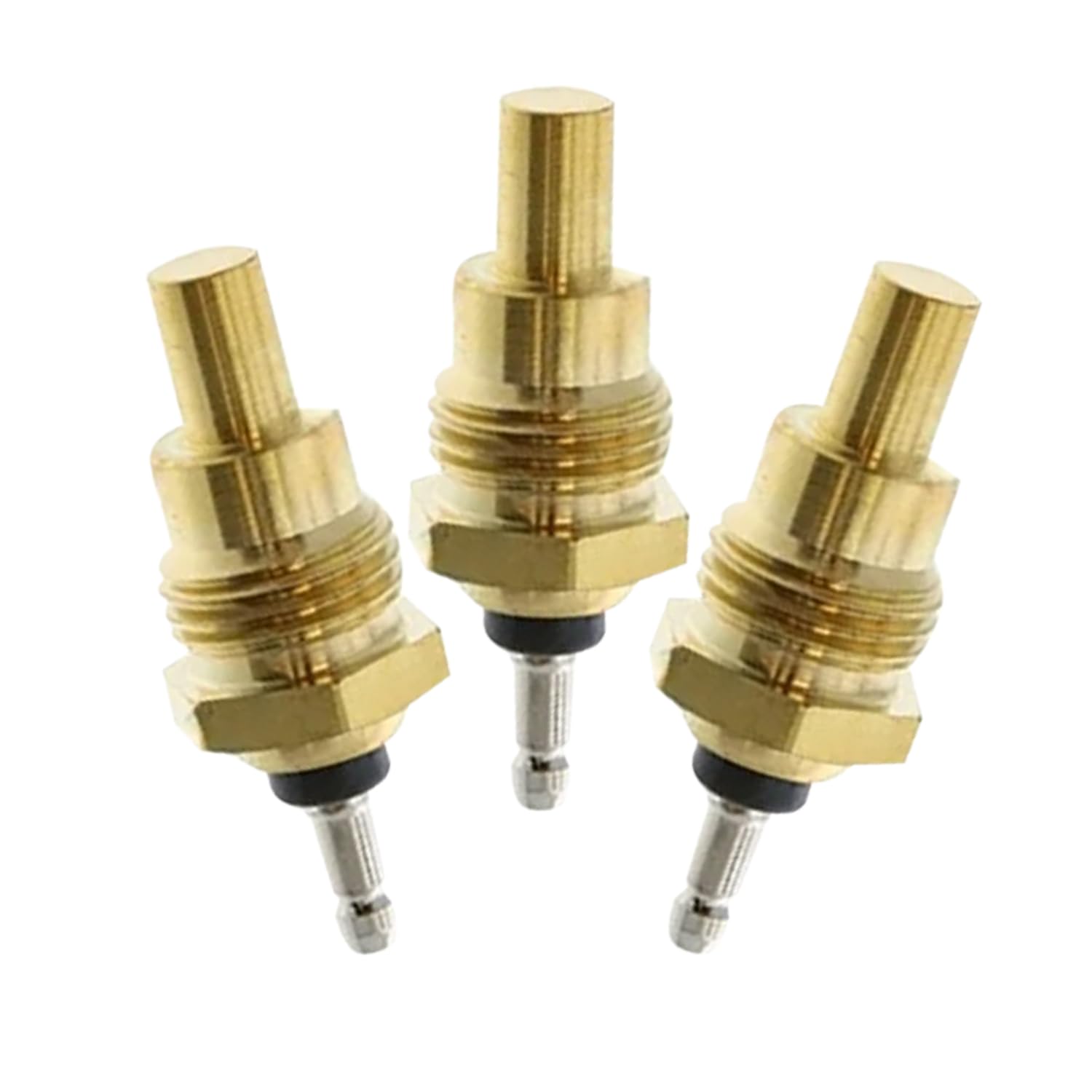 Chuuparts 3pcs Water Temperature Sensor YM12425049351 124250-49351 Compatible with Komatsu Engine 3D78N-1B 3D84N-1YC Compatible with Doosan-Daewoo Excavator Solar 010