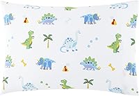 Vista 14 de Wildkin Funda de almohada de franela 100% algodón para niños, suave, transpirable y tamaño estándar, dinosaurios jurásicos