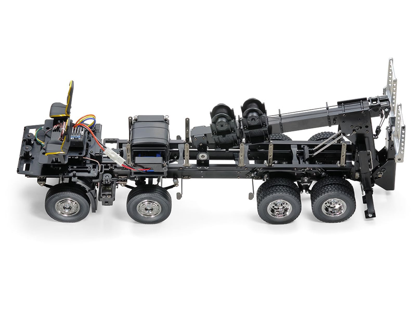 Tamiya 47528 1:14 RC Volvo FH16 Remolcador 8 x 4 Plata – Kit de Montaje para Montar, camión teledirigido, camión, camión, Juguete de construcción, modelismo, Manualidades