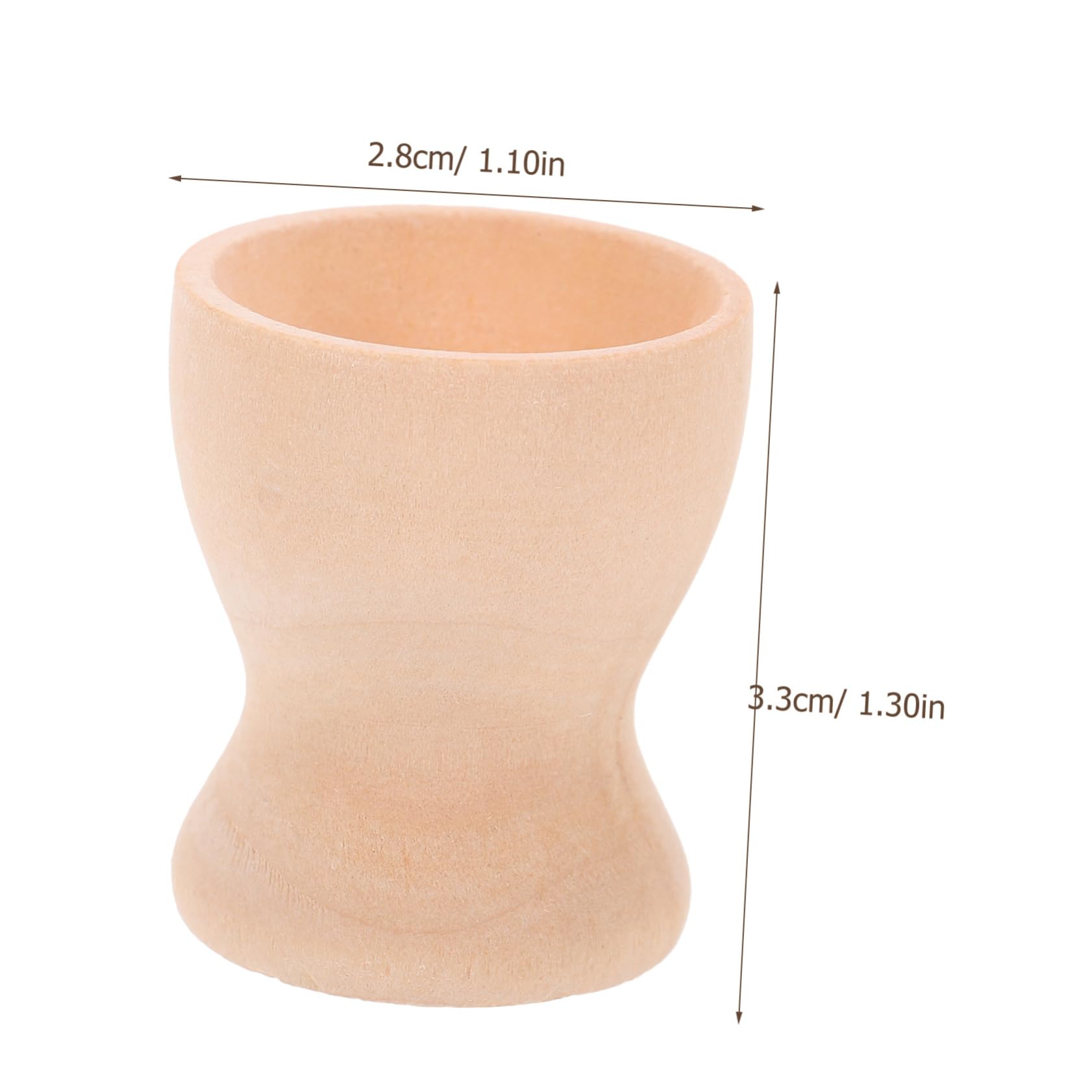 ULDIGI 15pcs Easter Eggs Cup Holder Egg Holding Base DIY Blank Egg Stand Egg Bases Easter Egg Cup Easter Egg Holder Creative Eggs Cup Children DIY Egg Cup Egg Base Holder Eggs Holder Wood