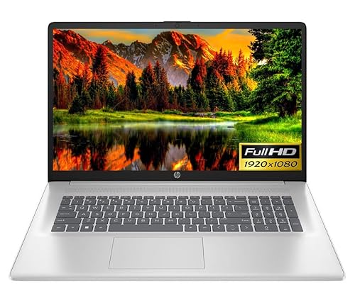 17 Slim Laptop in Silver Intel 10-core i5-1235u up to 4.2GHz 8GB RAM 512GB SSD 15.6in FHD LCD WiFi HDMI Win 11 (17-CN20 - Renewed)