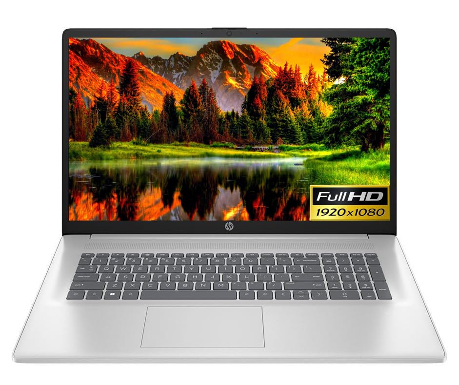 17 Slim Laptop in Silver Intel 10-core i5-1235u up to 4.2GHz 8GB RAM 512GB SSD 15.6in FHD LCD WiFi HDMI Win 11 (17-CN20 - Renewed)