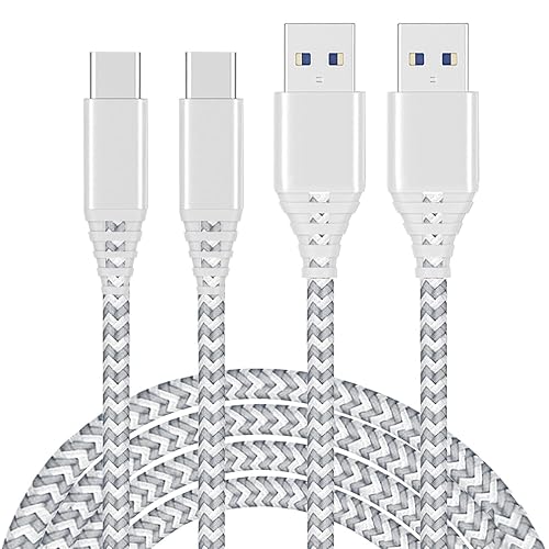 Miniatura 1 de Paquete de 2 cables USB C largos de 10 pies para LG K51 Q70 Velvet 5G K92 Wing 5GStylo 6 5 4 5XV60 G8X G8 G7 V50 V40 V35 Thinq, Q7 Plus, Nokia X100