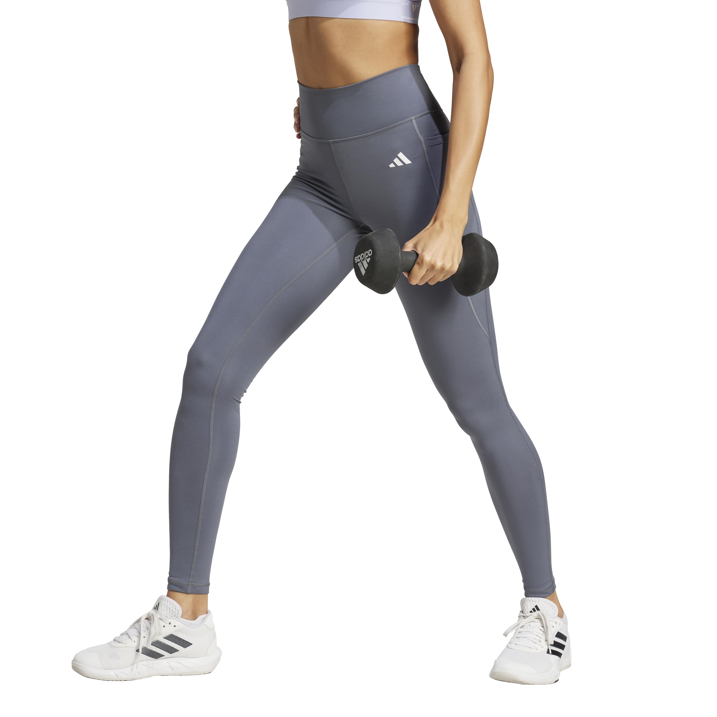 adidas Optime Essentials Stash Pocket Full-length Training Leggings - Leginsy Kobiety