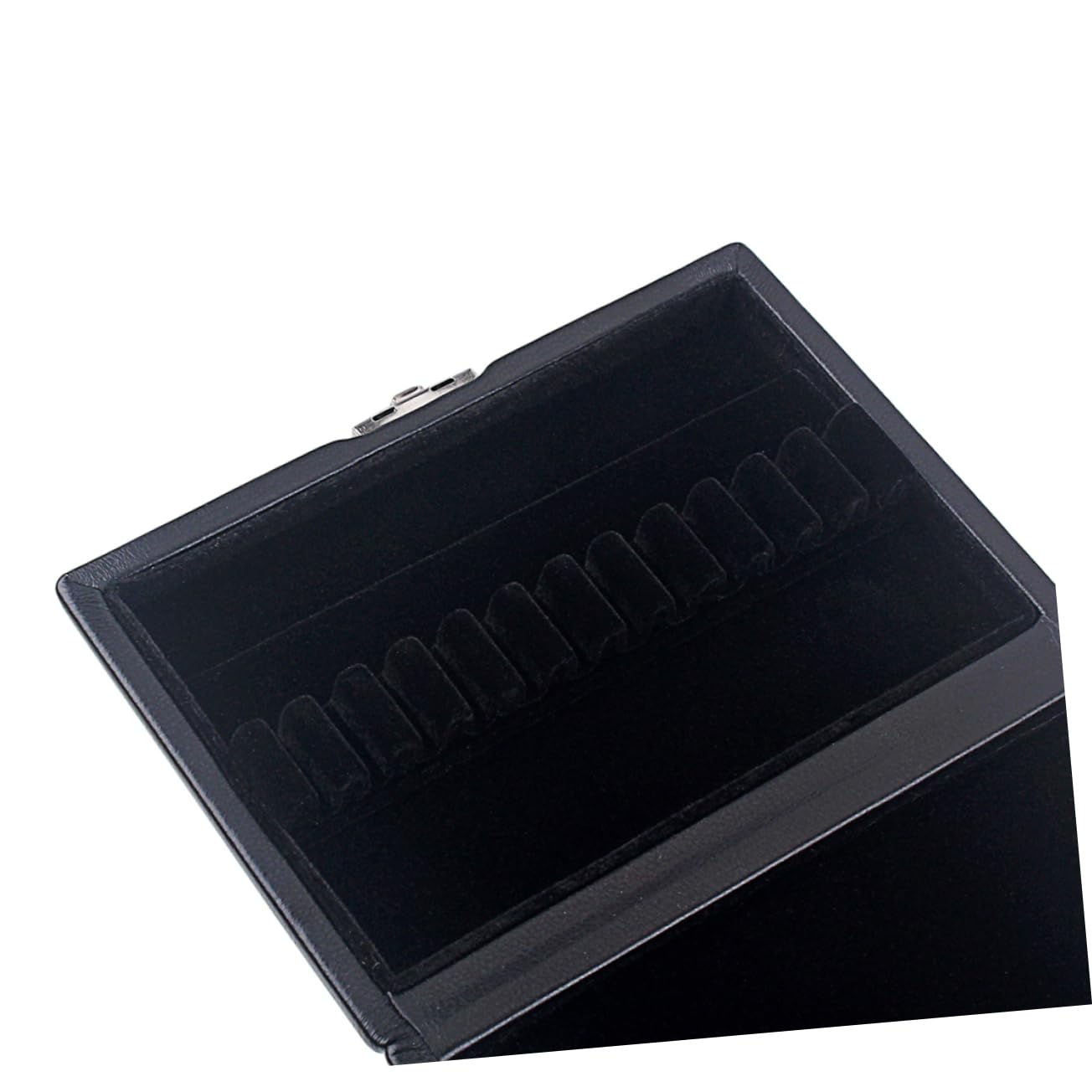 ibasenice 12pièces Boîte à Oboe Bois Avec Couverture Cuir Pu Étui De Rangement Pour Anches Oboe Élégante Et Humidité Et Chocs Noir