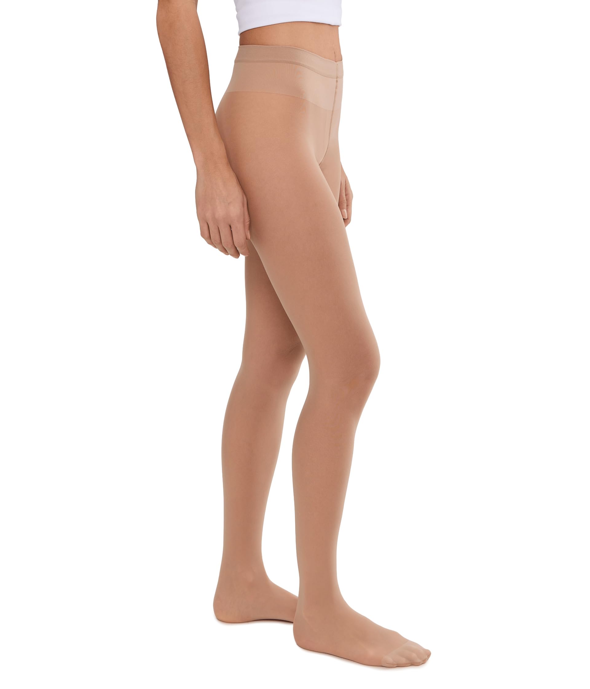 Wolford Women's Beige (Cosmetic ) Individual 20 Lined 20 Den Tights, Beige (Cosmetic), Large (Manufacturer Size: L)