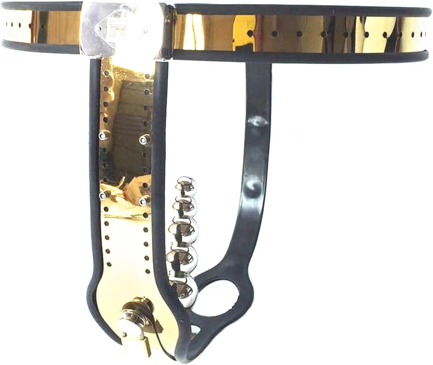 Stainless Steel Chastity Belt for Women with Vaginal Plug and Anal Plug, Fetish Bondage Chastity Belt, Invisible Extreme Chastity Device, Slave Abstinence Sex Toy, Sex Toy for Women