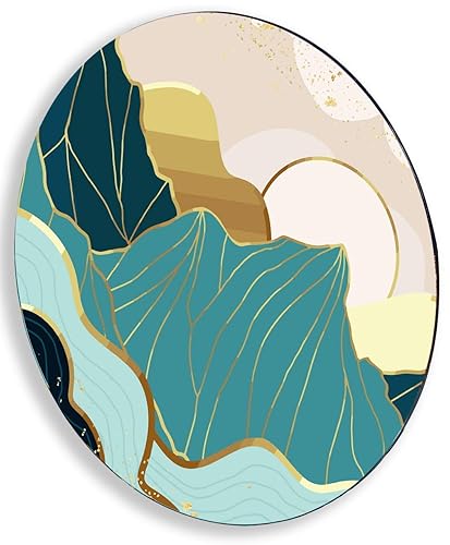 Miniatura 2 de HASTA LA RAIZ | Wooden LAZY SUSAN Turntable - Made in Mexico - Easy Gliding - Non Skid - Model: Rising Sun (14 inches).