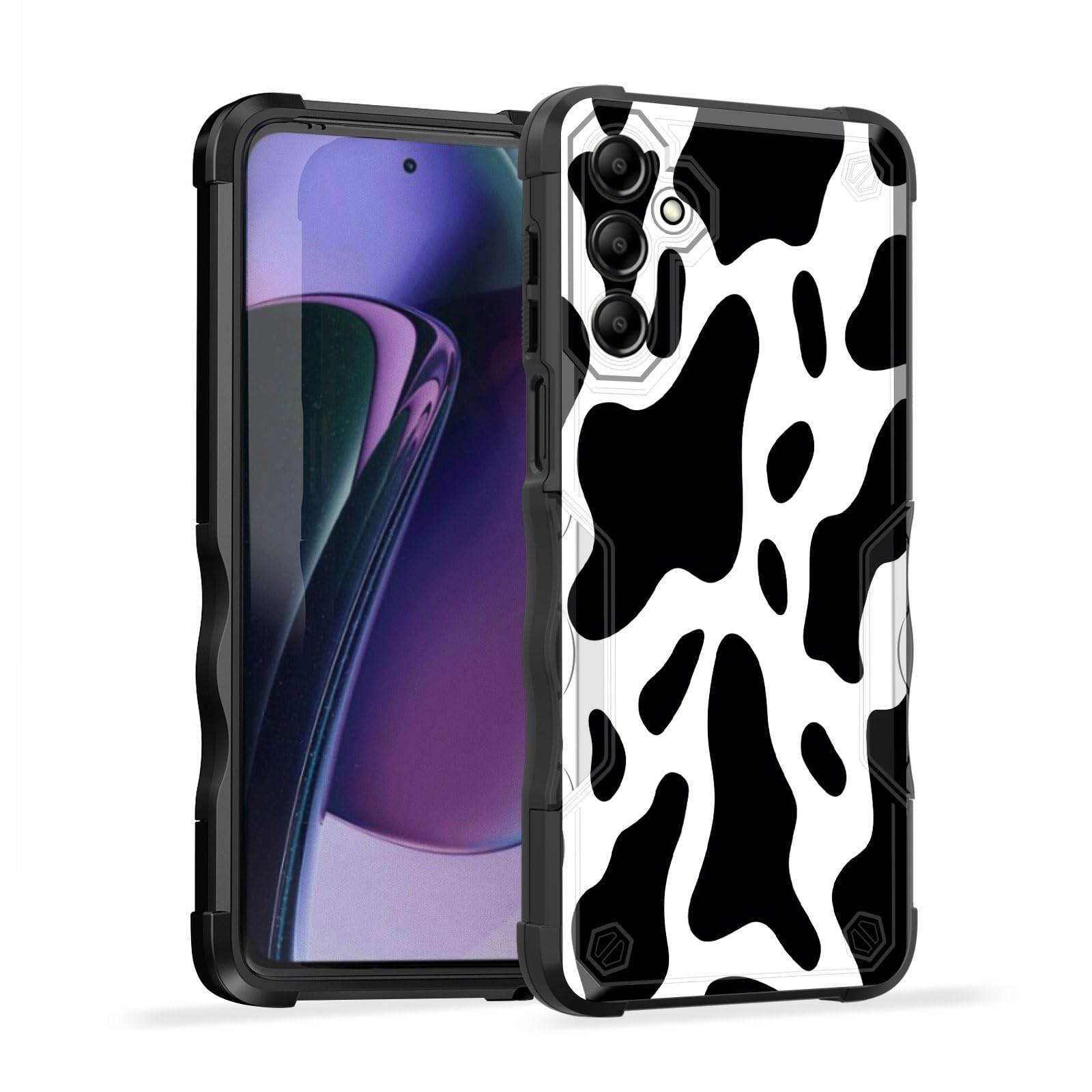 EFGWSDER for Galaxy A16 5G Case,[Dual Layer][10 FT Military Grade Drop Protection] Heavy Duty Shockproof Case for Samsung Galaxy A16 5G 6.7" 2024,Cow