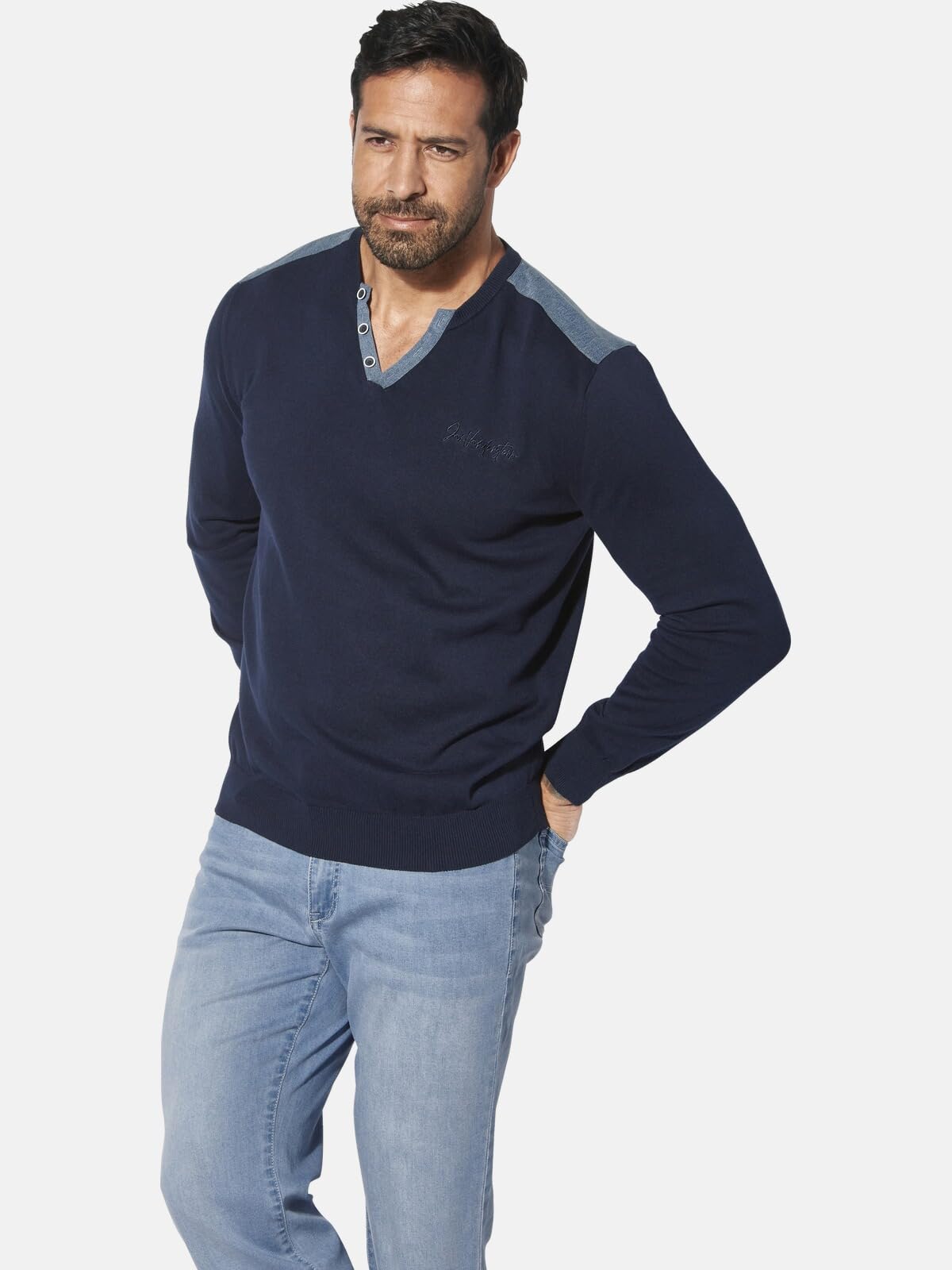 Jan Vanderstorm Herren Pullover Jorgir