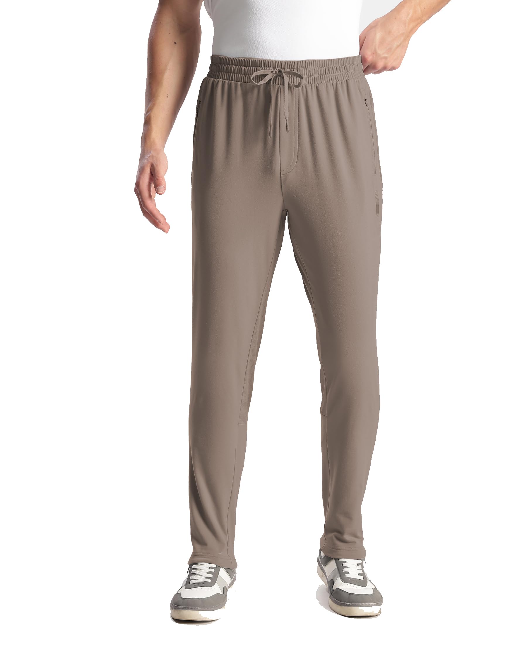 SP16 Men's Soft Touch Microfiber Elastane Slim Fit Active Wear Trackpants with Side Pockets-image-31
