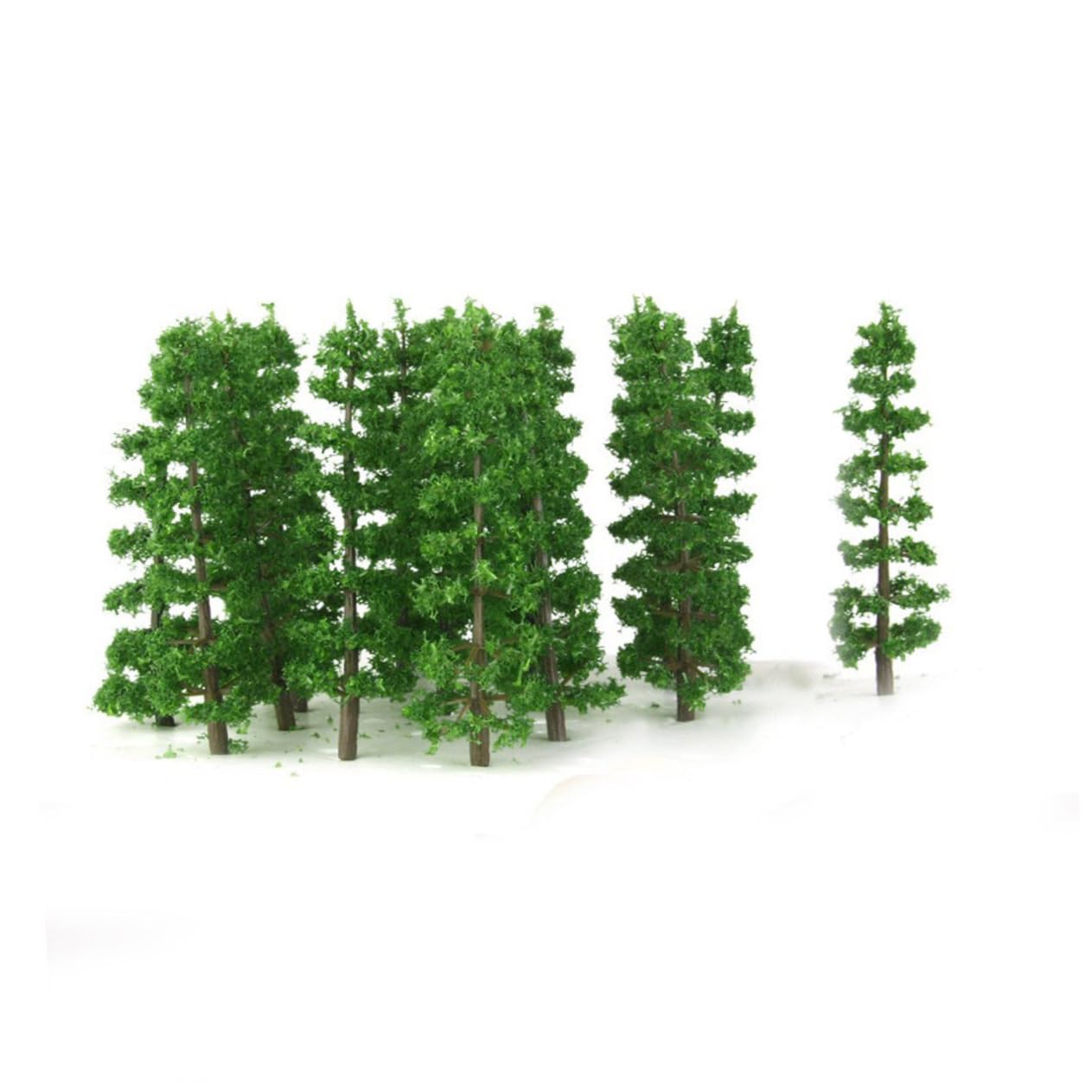 MAGICLULU 3 Set Di Mini Abeti Realistici in Scala 1/100 Per Modellismo Ferroviario 20 Pezzi * 3