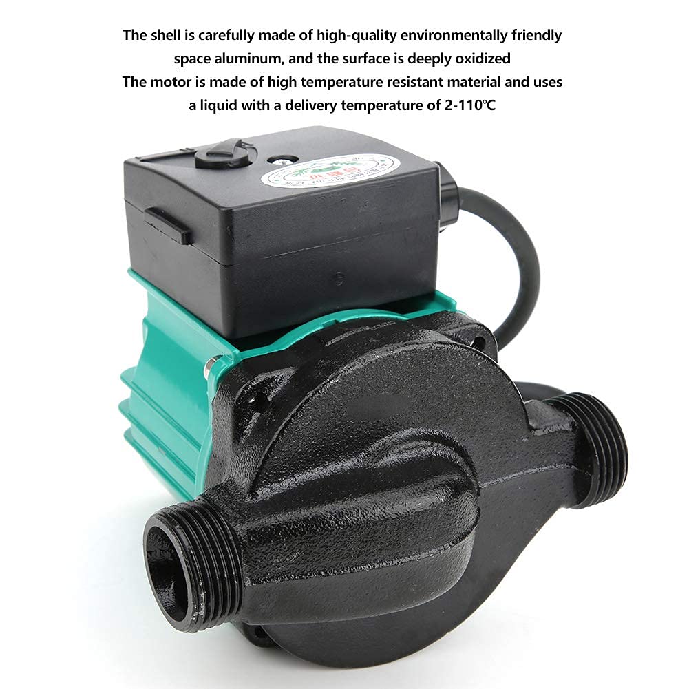 Pompa di Ricircolo Automatica Ultra Silenziosa 100 W, Motore in Filo di Rame 3/4 Pollici, Pompa 'acqua di Circolazione Silenziosa per di Riscaldamento 'acqua