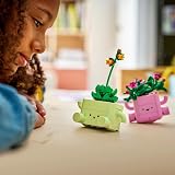 LEGO Botanicals Petites Plantes Dansantes - Set de Fleurs Artificielles - 2 Fausses Plantes & 2 Pots Couleur Pastel pour Décoration de Chambre - Idée de Cadeau DIY pour Fille dès 9 ans ou Adulte 11506 - 4