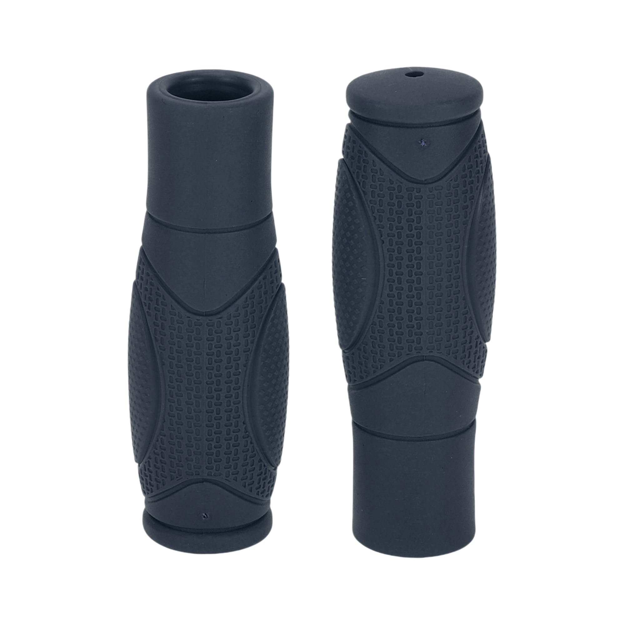 TUCKBOLD Bike Handlebar Grips Covers 125mm Long Soft | Bicycle End Grips Protector Navy Blue 1 Pair