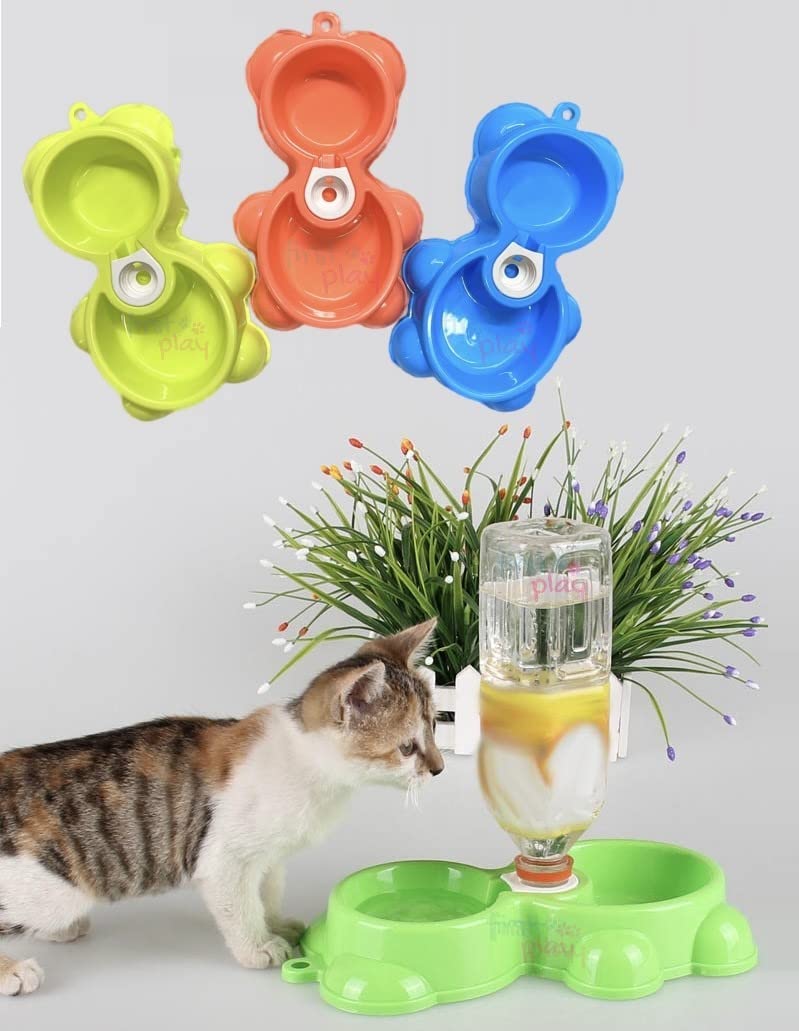 See full amazon price history chart for First Play Teddy Shape Dual Pets Bowls with Automatic Water Dispenser, 2 in 1 Water & Food Bowl Set for Pets I Dog Food & Water Bowl I for Small or Medium Size Dogs Cats Pets (Green) First Play Teddy Shape Dual Pets Bowls with Automatic Water Dispenser, 2 in 1 Water & Food Bowl Set for Pets I Dog Food & Water Bowl I for Small or Medium Size Dogs Cats Pets (Green) (B0BC21B3MF) Amazon Price History, Amazon Price Tracker