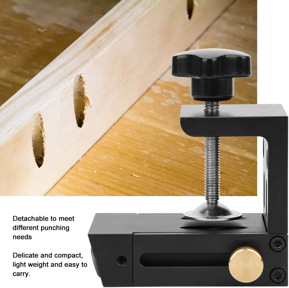 Oblique Hole Locator Aluminum Alloy Woodworking Tool Kit with 2 Step Drill Bits for DIY Woodworking Projects Precise Hole Positioning Accessories for Professional Carpenter