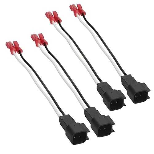 Paquete de 4 cables de cable de altavoz de coche 72-5600 para Chevrolet, Ford, Lincoln, GMC, Mercury, Mazda