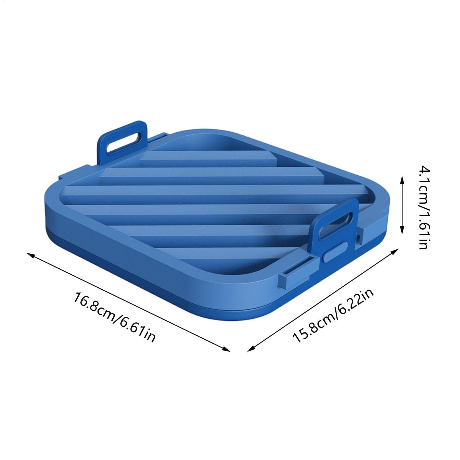 Griglia in silicone per friggitrice ad aria calda con scarico del grasso, per forno, barbecue e cottura, facile da pulire, adatta per dispositivi da 8 a 10 pollici