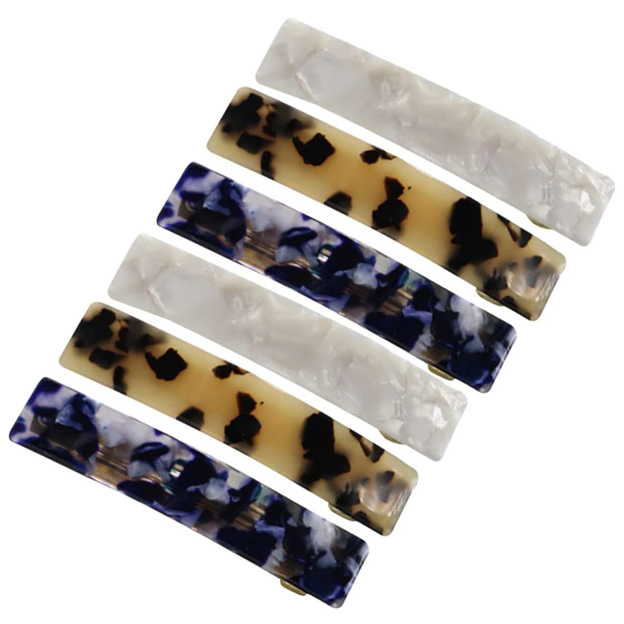 minkissy 12piezas Para Cabello De Acetato y Accesorios Para Mujeres Cabello Grueso y Fino Clips Para Maquillaje y Estilo Aleatorios
