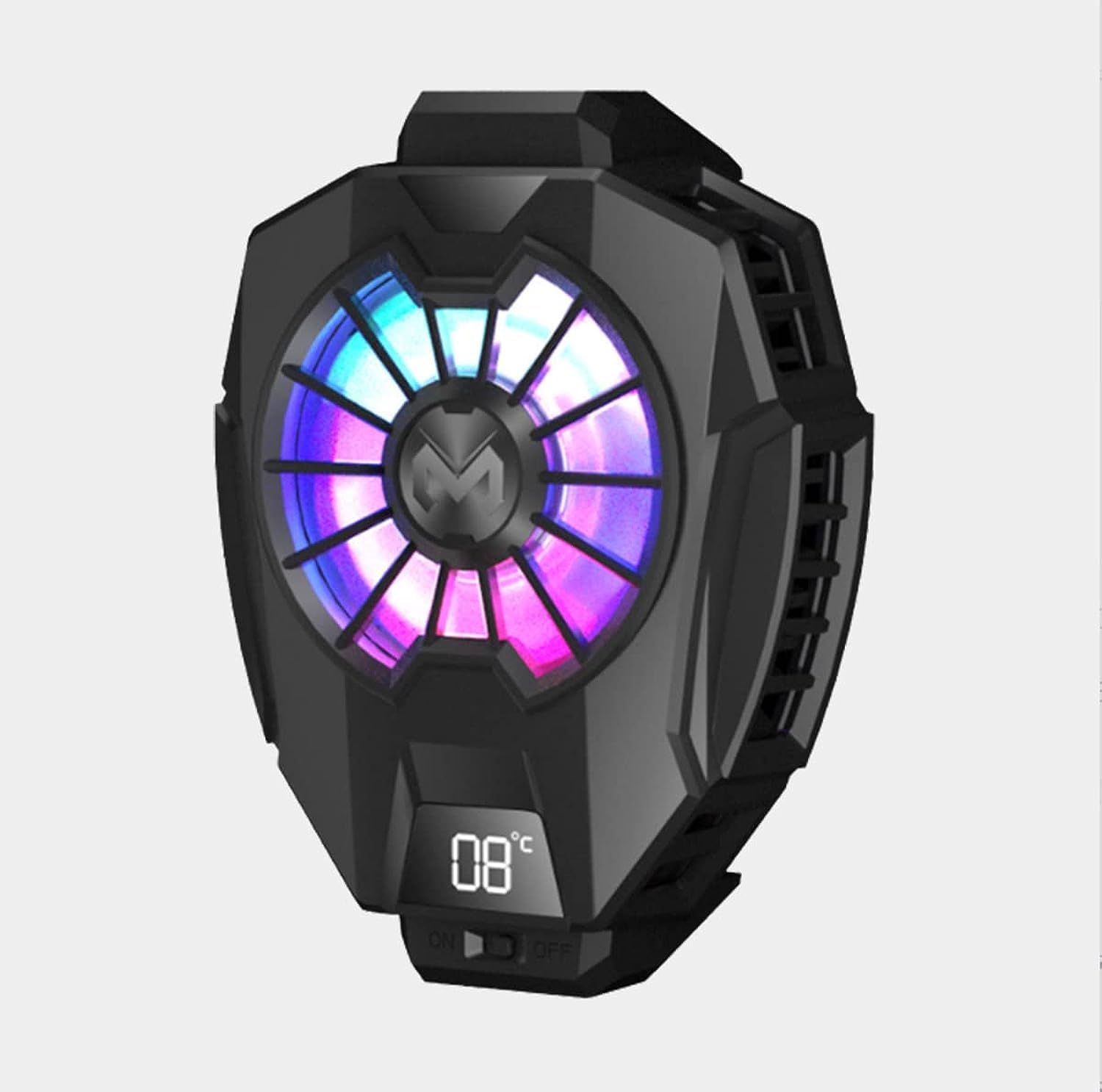 MEMO Funcooler DL05 Mobile Phone Radiator Temperature Display Semiconductor Mobile Cooler PUGB Gaming Universal Phone Cooler WITH Mobile Phone Cooling Pad