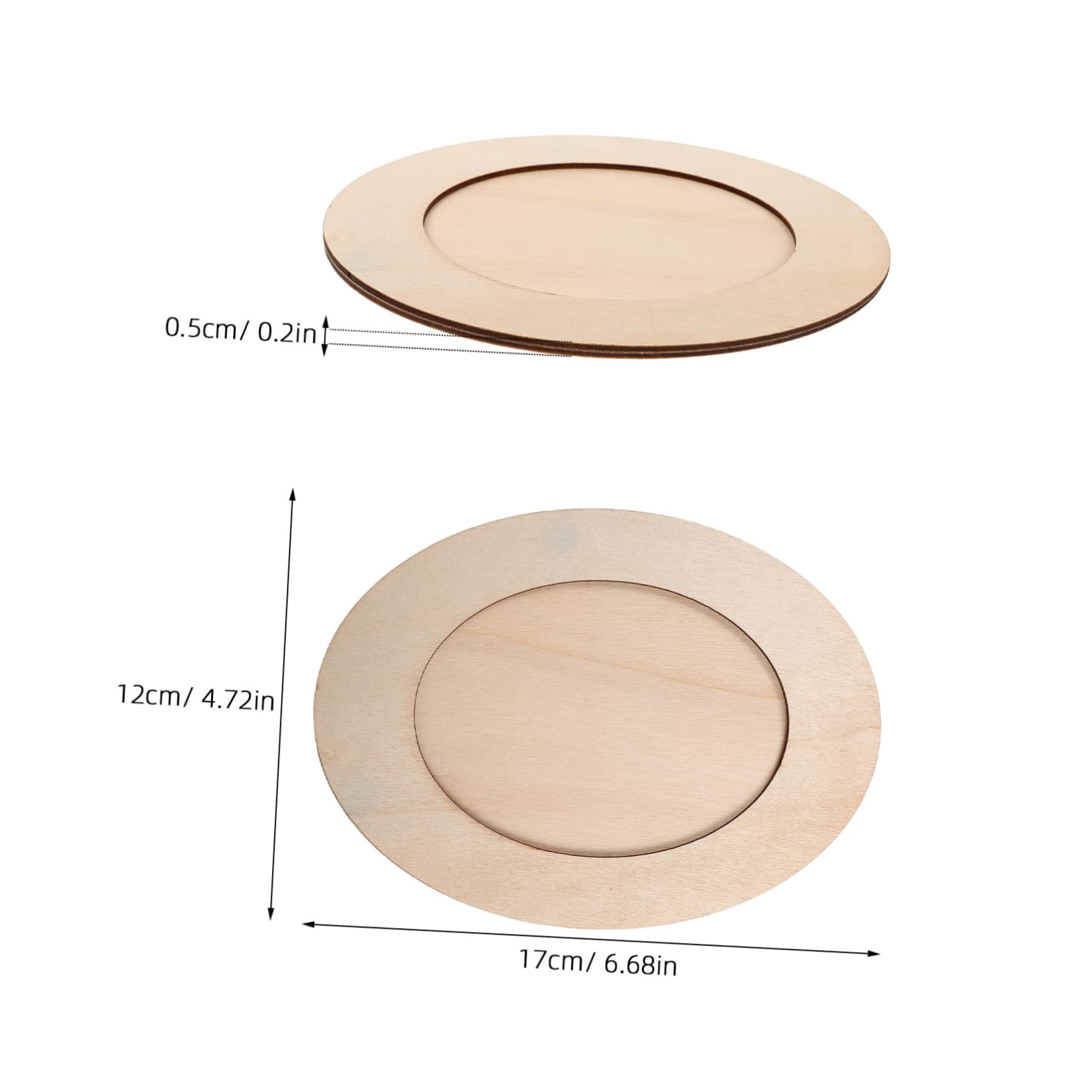 HEMOTON DIY Wooden Photo Frame Handmade Craft for Boys and Girls Unfinished Paint Picture Frame for Preschoolers